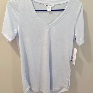 Athleta Breezy Scoop V-Neck Tee